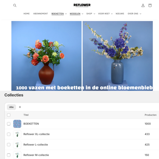 1.000 boeketten in de online duurzame bloemenbieb