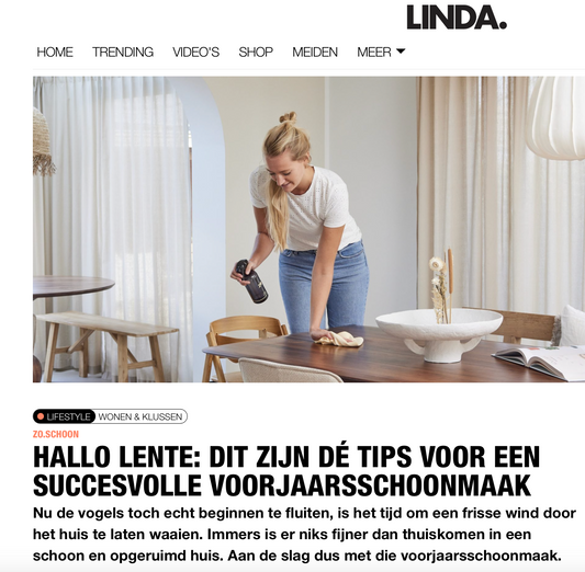 HALLO LENTE: DIT ZIJN DÉ TIPS VOOR EEN SUCCESVOLLE VOORJAARSSCHOONMAAK